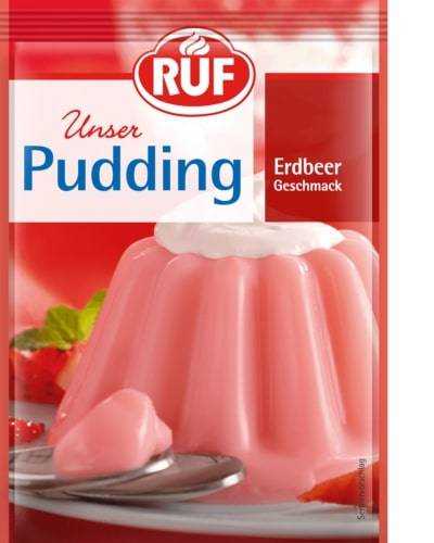 Jahodový puding 3x38g RUF