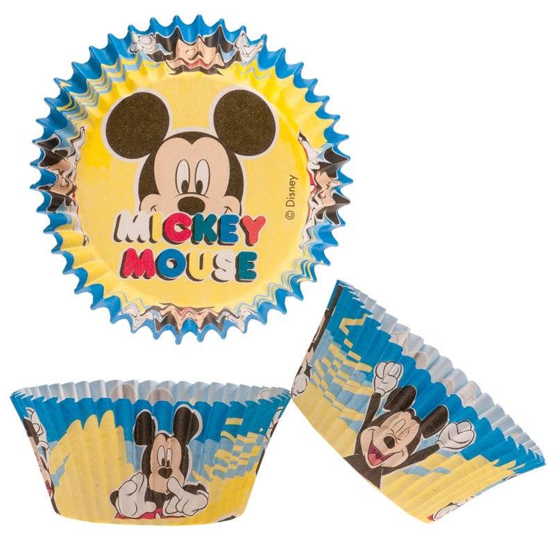 Sada košíčků na muffiny 25ks Mickey 5x3cm Dekora