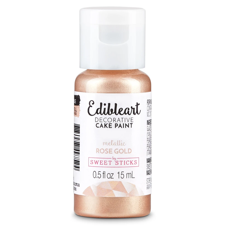 Tekutá barva metalická Rose Gold 15ml Sweet Sticks