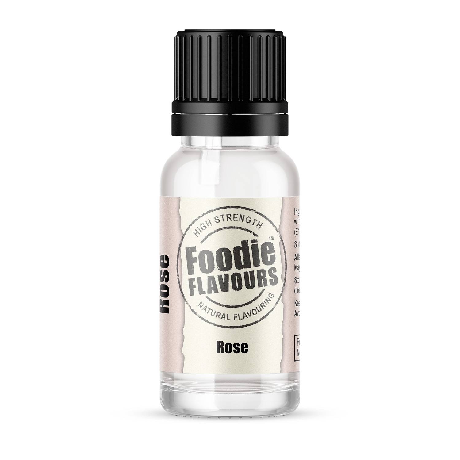 Přírodní koncentrované aroma 15ml růže Foodie Flavours