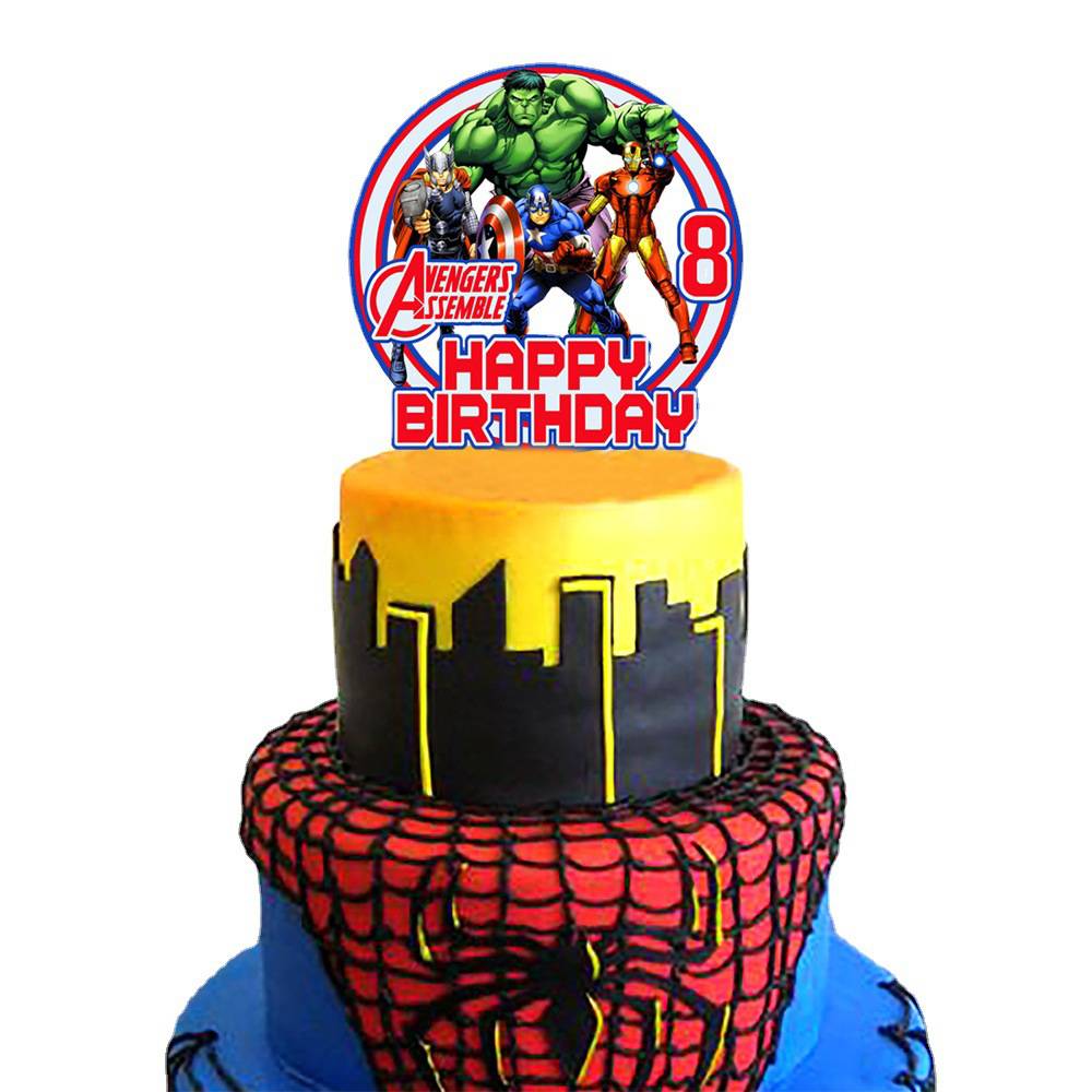 Zápich do dortu Avengers Cakesicq