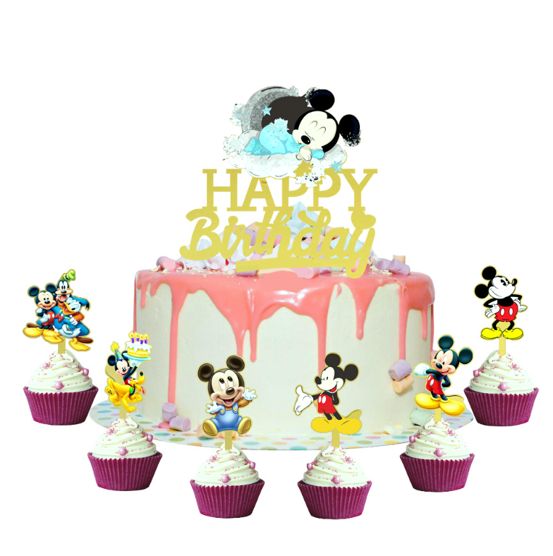 Zápich do dortu Mickey 7ks Cakesicq