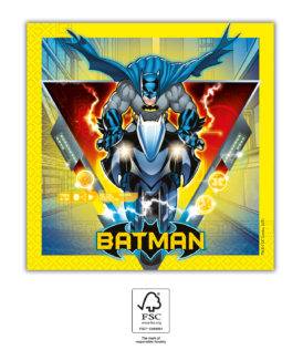 Ubrousky 33x33cm Batman 20ks Procos