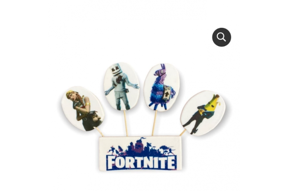 Cukrová figurka zápich na dort Fortnite K Decor