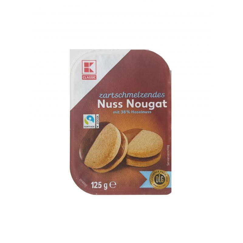 Ořechový nugát 38% 125g Kaufland