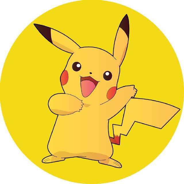 Jedlý papír Pokemon Pikachu 19