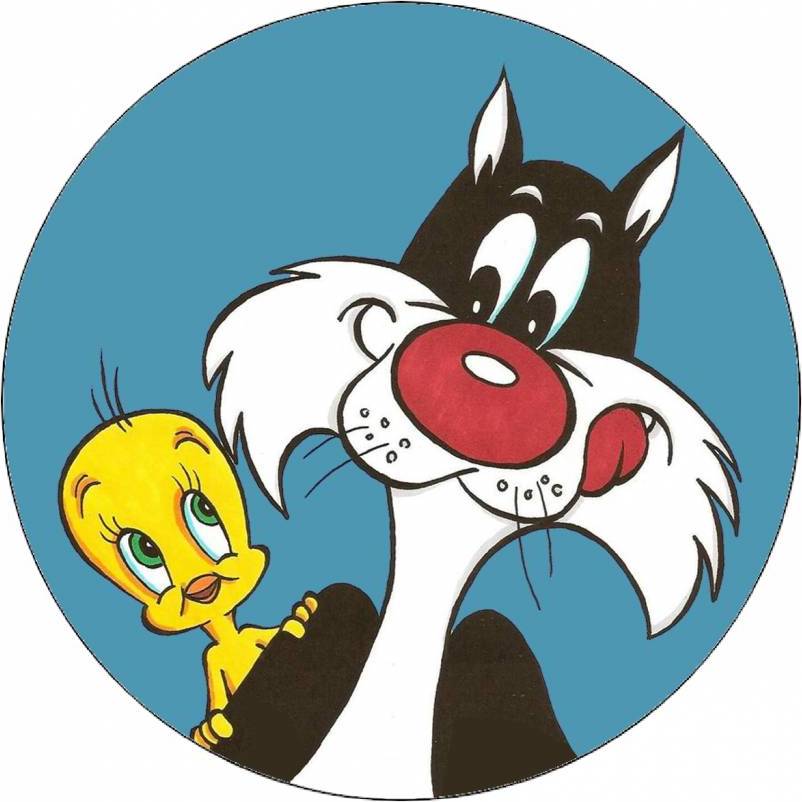 Jedlý papír Looney Tunes Silvestr a Tweety 19