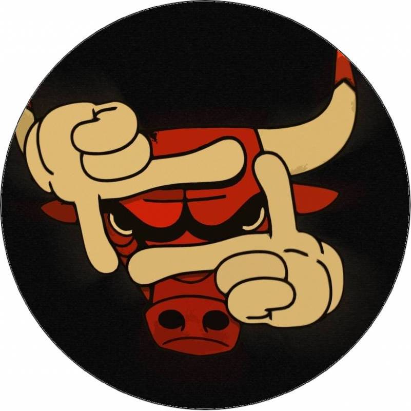 Jedlý papír Chicago Bulls logo 19