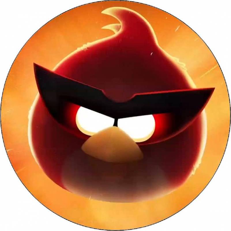 Jedlý papír Angry birds Red v brýlích 19