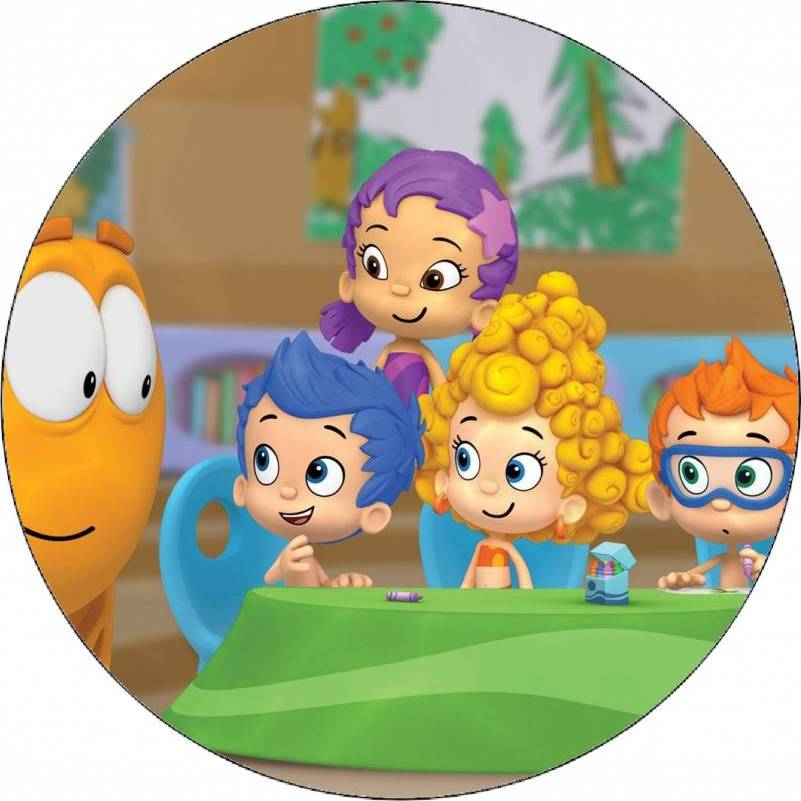 Jedlý papír Bubble Guppies kamarádi 19