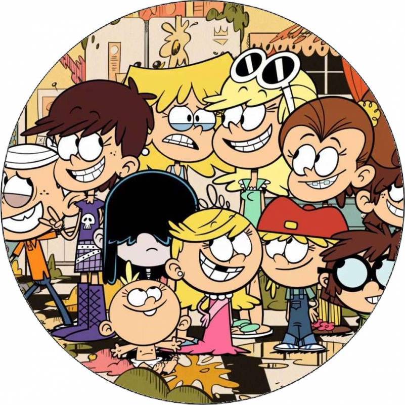 Jedlý papír Loud House velká rodina 19