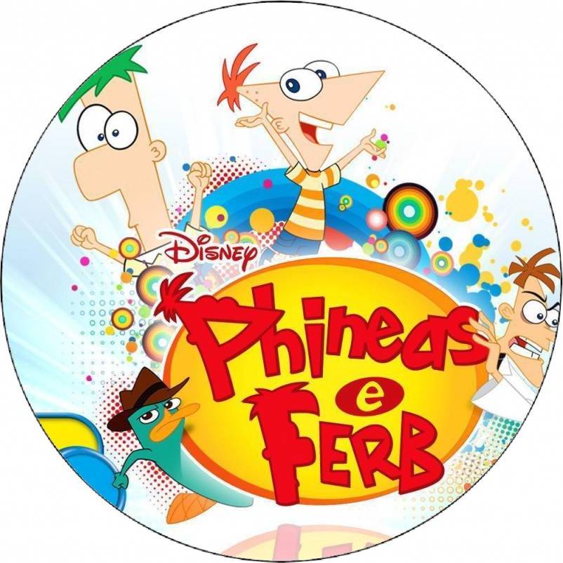 Jedlý papír Phineas a Ferb logo 19