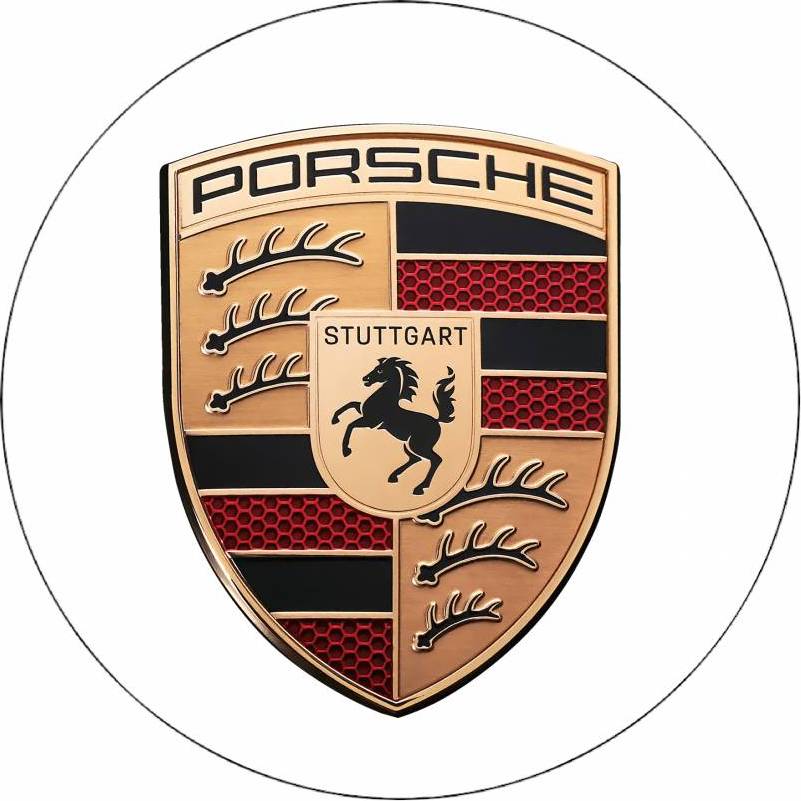 Jedlý papír logo Porsche 19