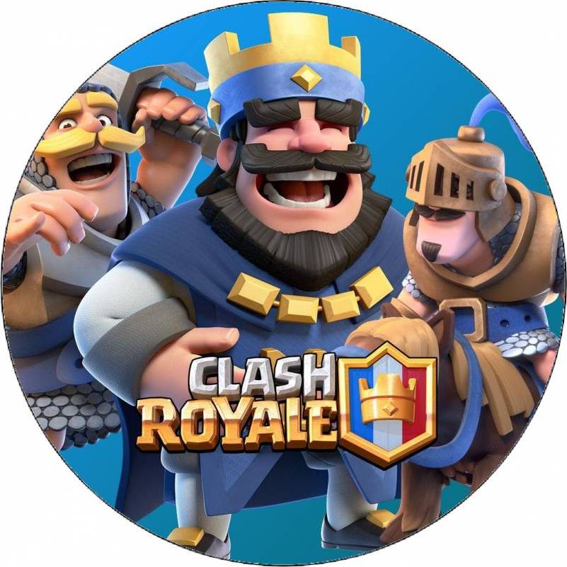 Jedlý papír Clash Royale postavy 19