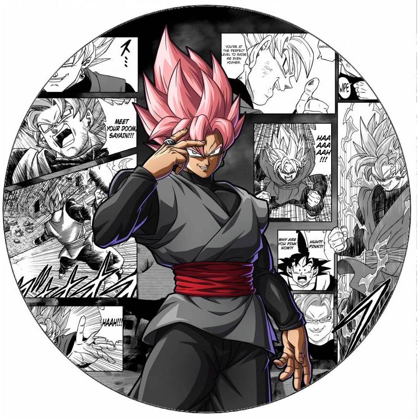 Jedlý papír Dragon Ball Black Goku 19