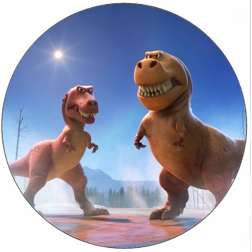 Jedlý papír Hodný dinosaurus tyranosauři 19