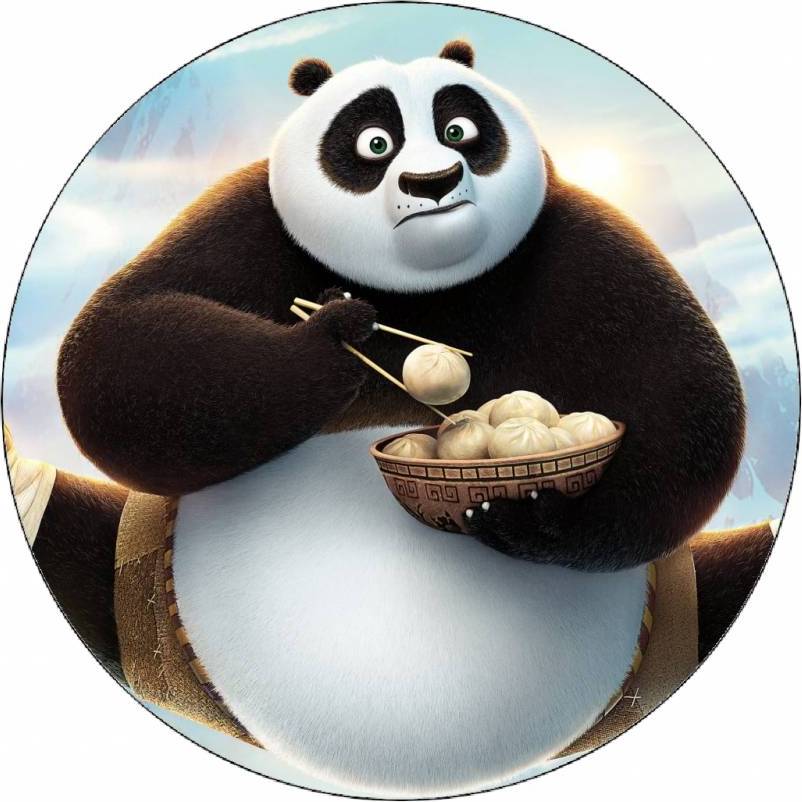 Jedlý papír Kung Fu panda Po 19