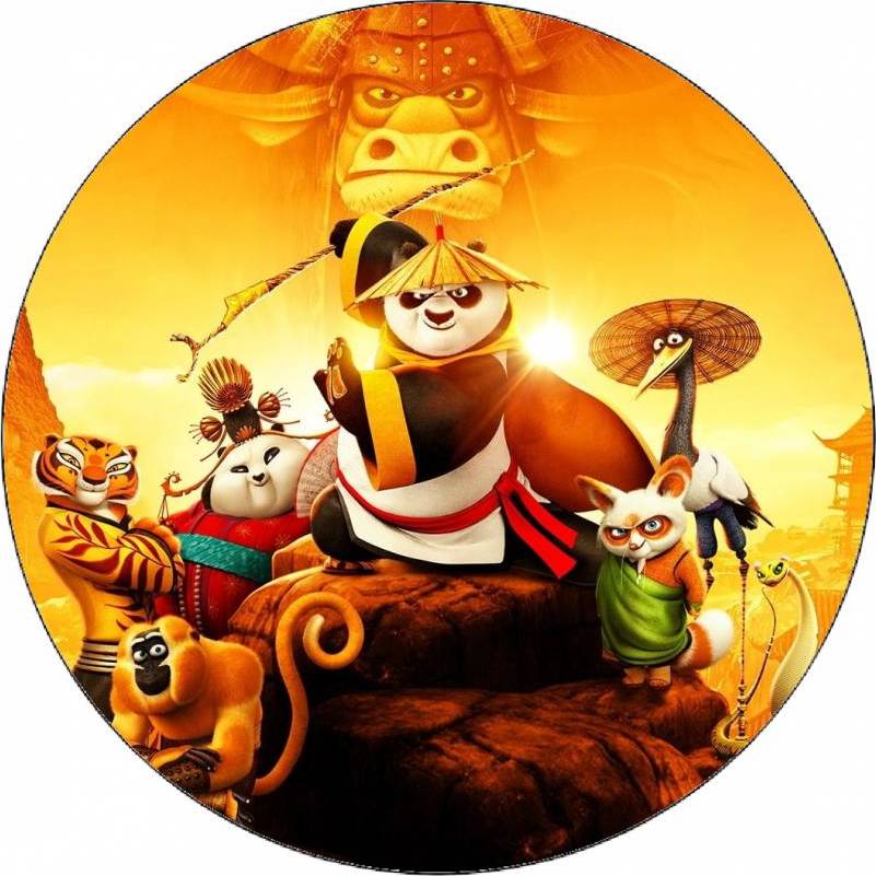 Jedlý papír Kung Fu panda Po a přátelé 19