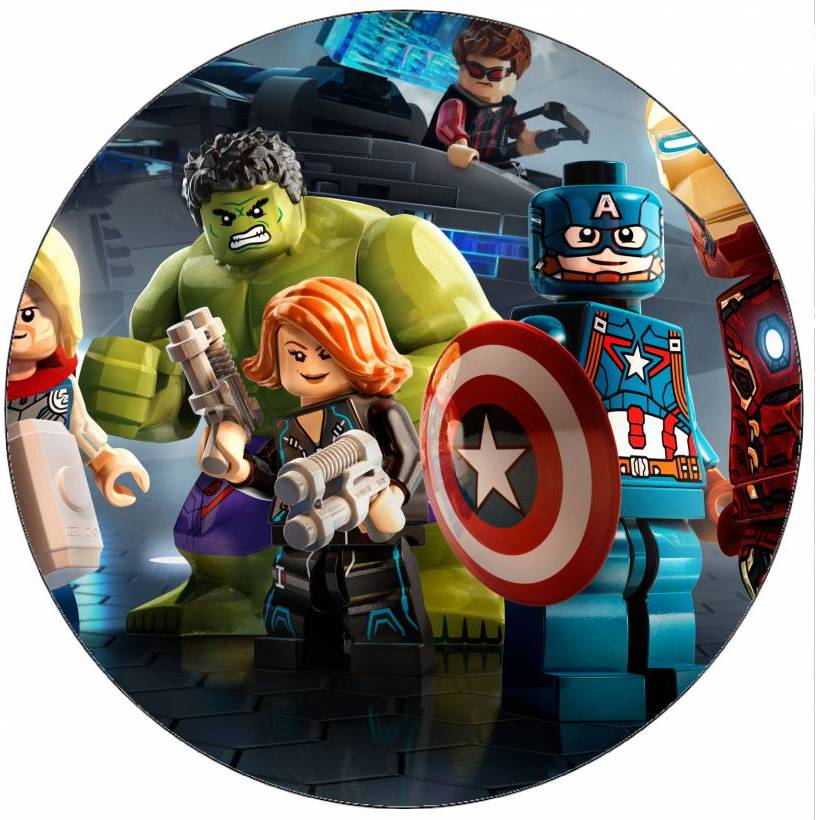 Jedlý papír Lego Avengers 19