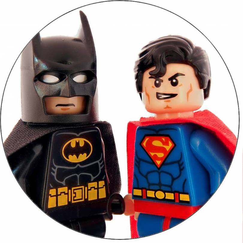 Jedlý papír Lego Batman a Superman 19