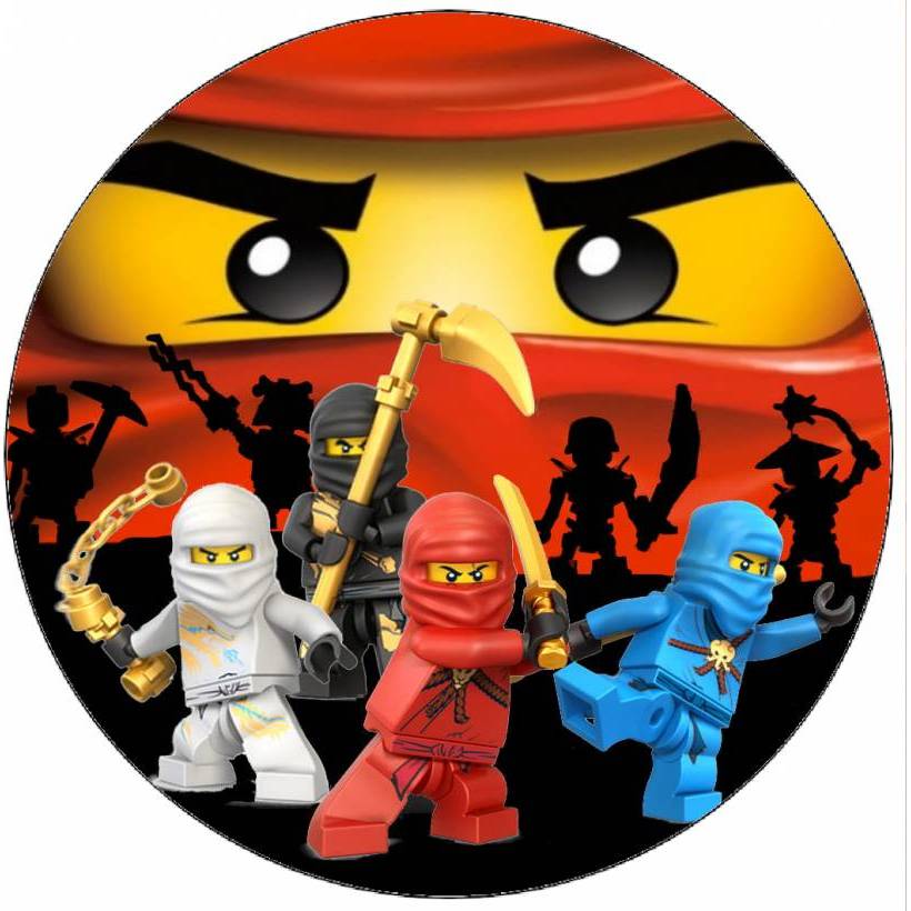 Jedlý papír Lego Ninjago bojovníci 19