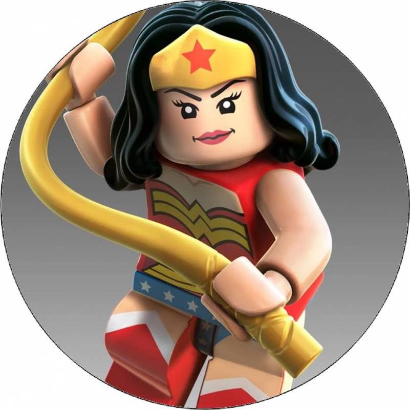 Jedlý papír Lego Wonder Woman 19