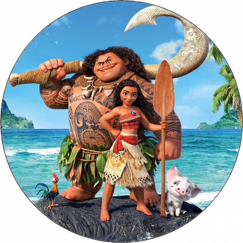 Jedlý papír Odvážná Vaiana a Moana 19