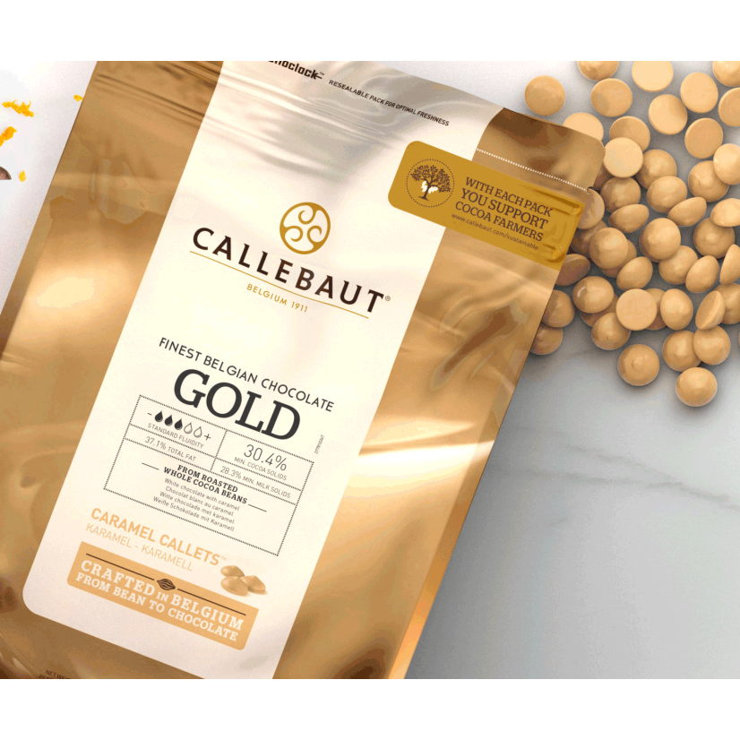 Callebaut Karamelová čokoláda GOLD (250 g) - dortis