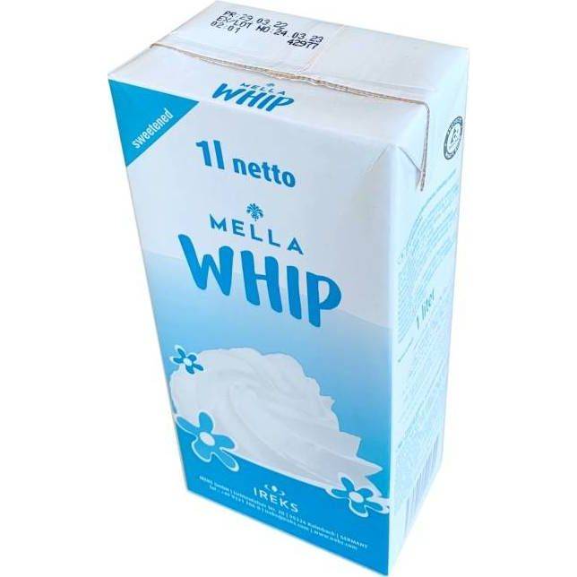 Rostlinná šlehačka Mella Whip slazená (1 l) - dortis