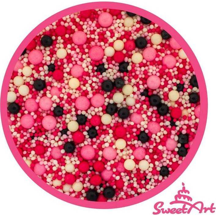 SweetArt cukrové zdobení Minnie sprinkle mix (80 g) - dortis