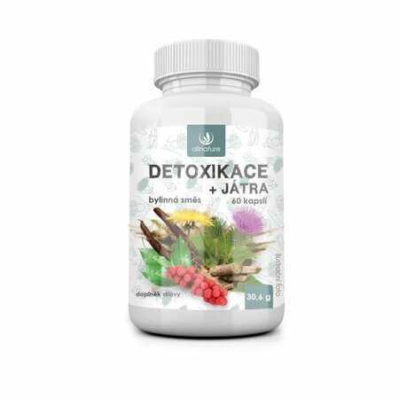 Allnature Detoxikace bylinný extrakt 60 cps.-Allnature