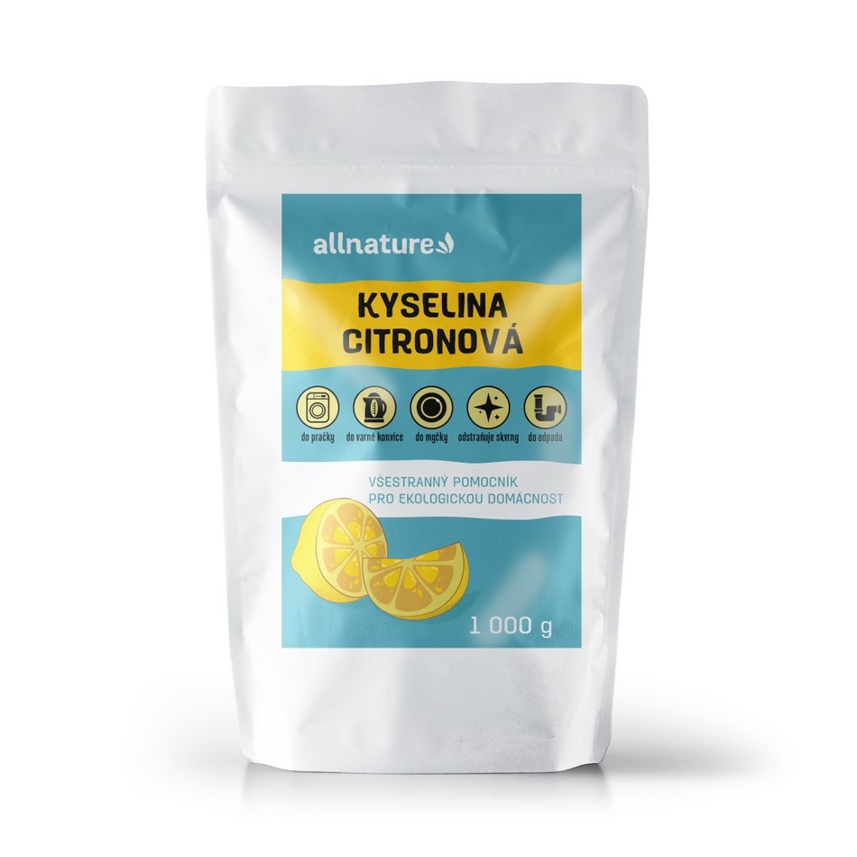 Allnature Kyselina citronová 1000 g-Allnature