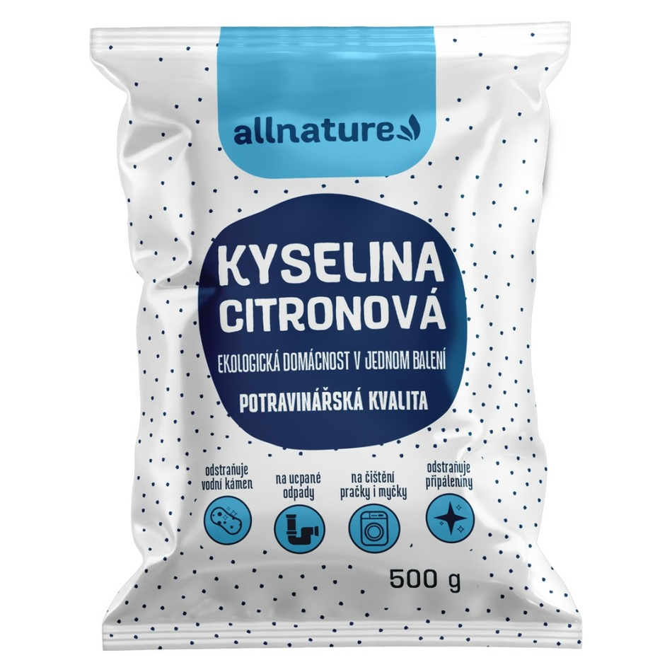 Allnature Kyselina citronová 500 g-Allnature