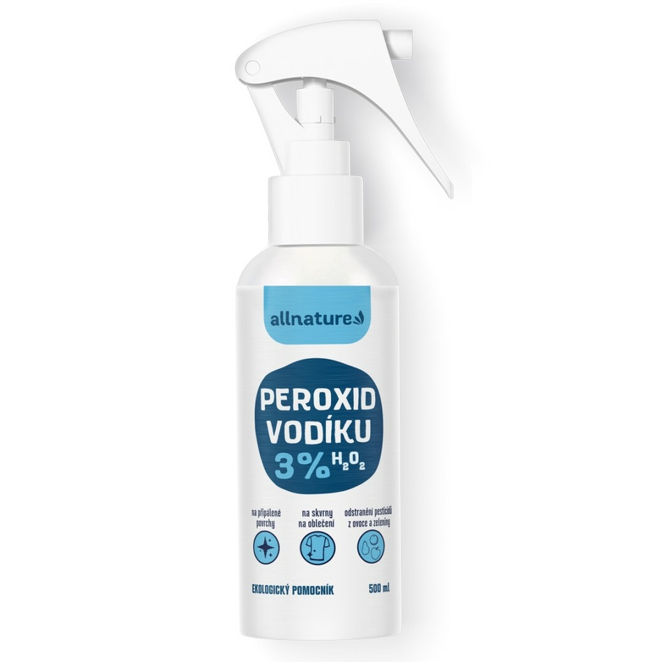 Allnature Peroxid vodíku 3% - 500 ml-Allnature