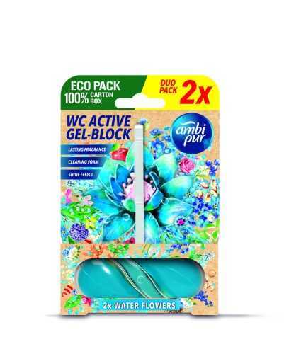 Ambipur WC Active gel-blok vodní květy 2x 45 g-Ambipur