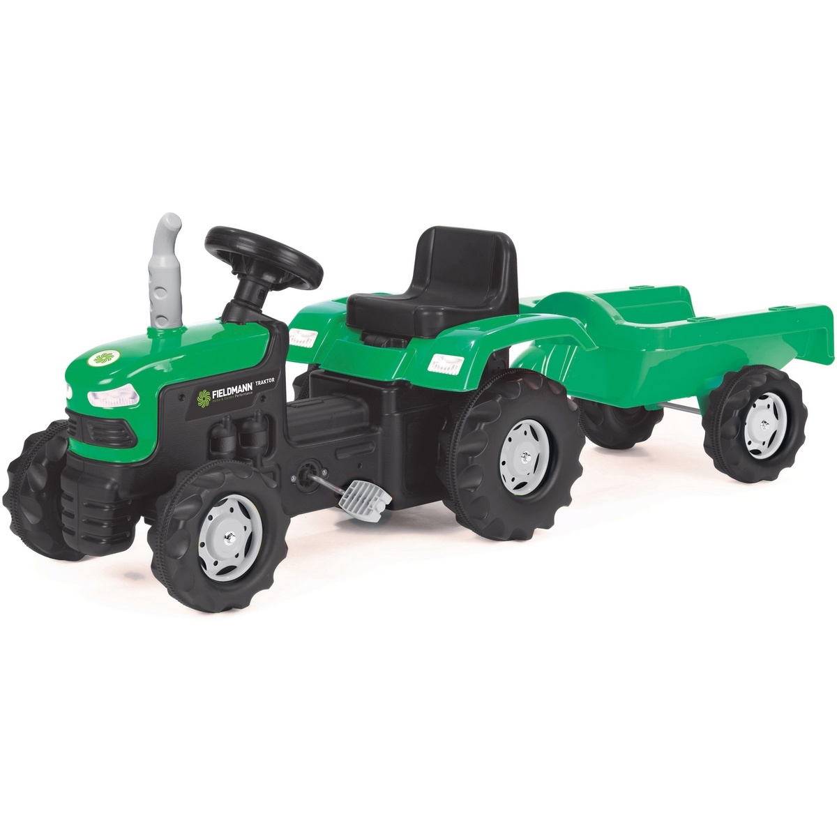 BUDDY TOYS BPT 1013 Šlapací traktor s přívěsem-Buddy Toys