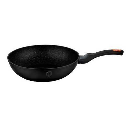 Berlingerhaus pánev WOK s mramorovým povrchem Granit Diamond Line 28 cm-Berlinger Haus