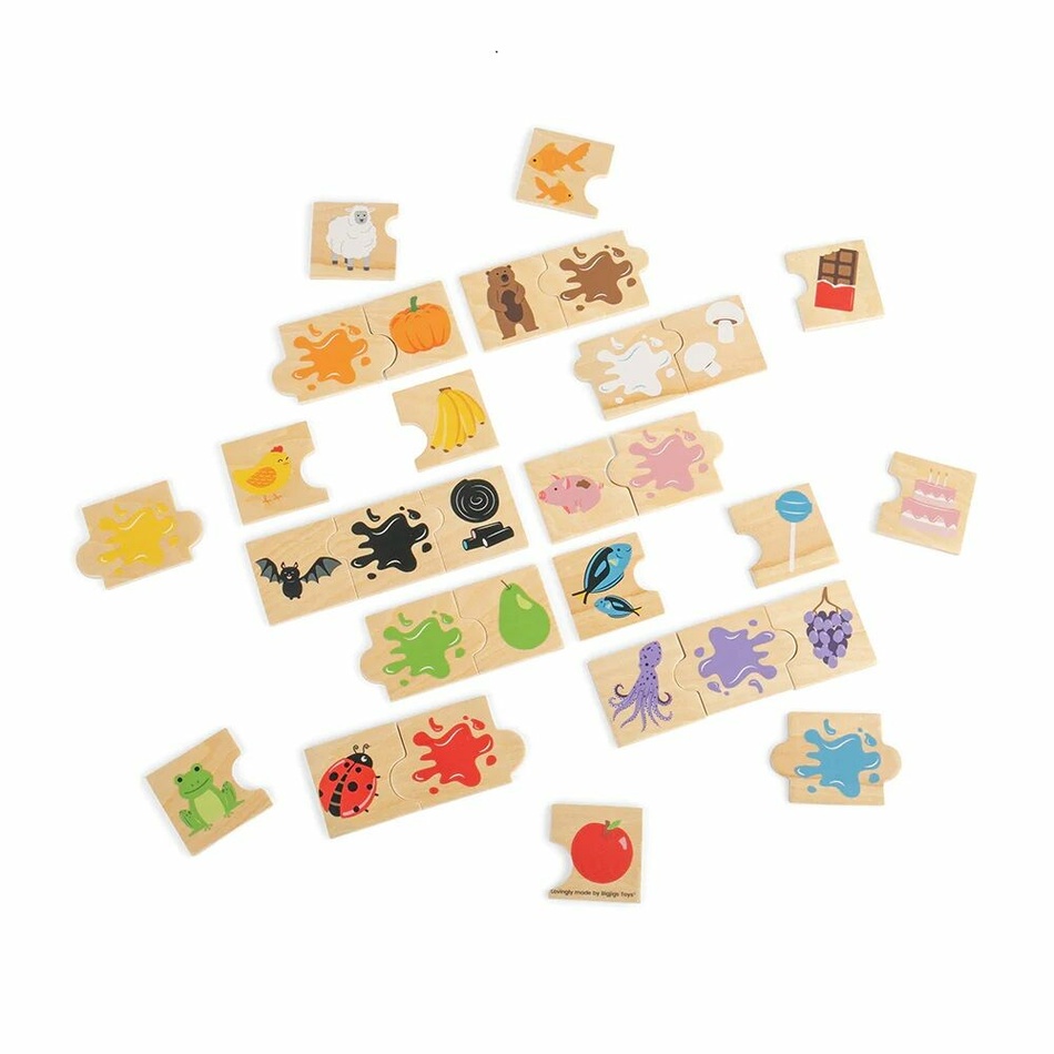 Bigjigs Toys Didaktické puzzle Barvy-