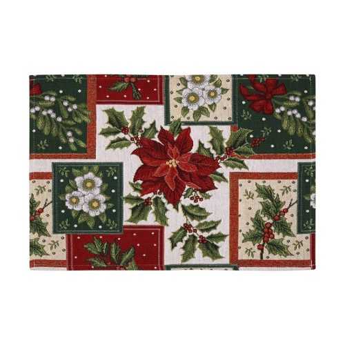 Bo-Ma Trading Gobelínové prostírání Poinsettie 32 x 48 cm-