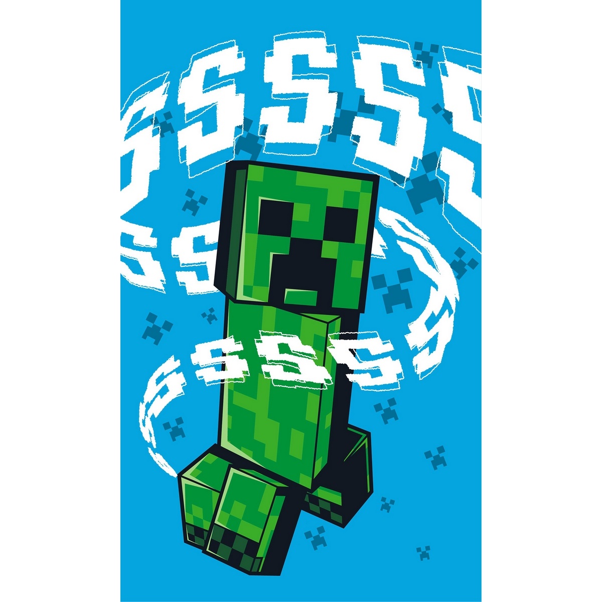 Carbotex Dětský ručník Minecraft Creeper Explode