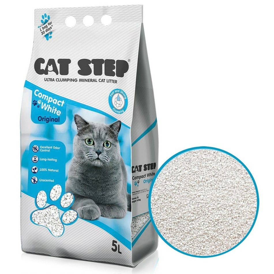 Cat Step Compact White Original 5l /4bal//248pal-