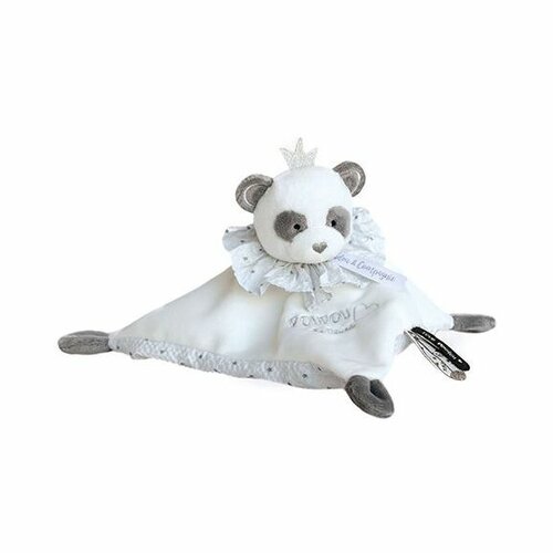 Doudou Dárková sada - plyšový muchláček panda 20 cm-