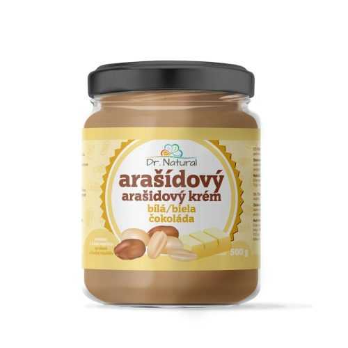 Dr.Natural Arašídový krém s bílou čokoládou 500g-Dr.Natural