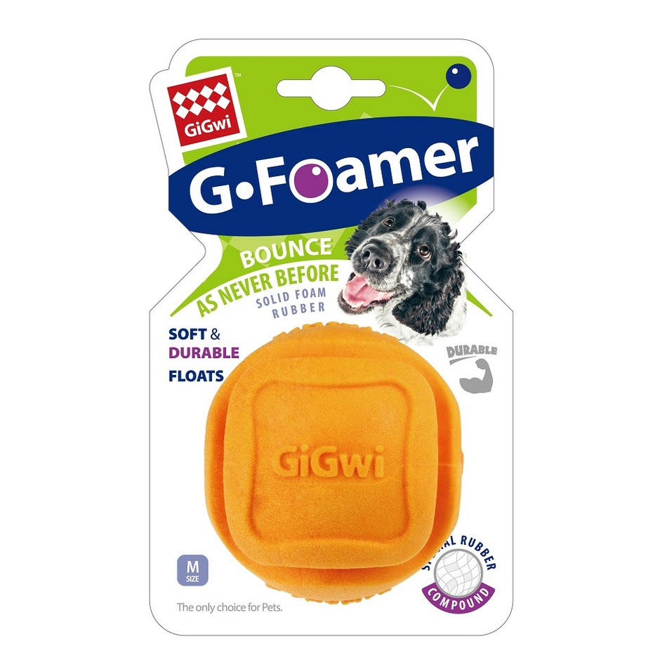 GiGwi art. 8210 Foamer Ball míček tvrzená pěna oranž.-