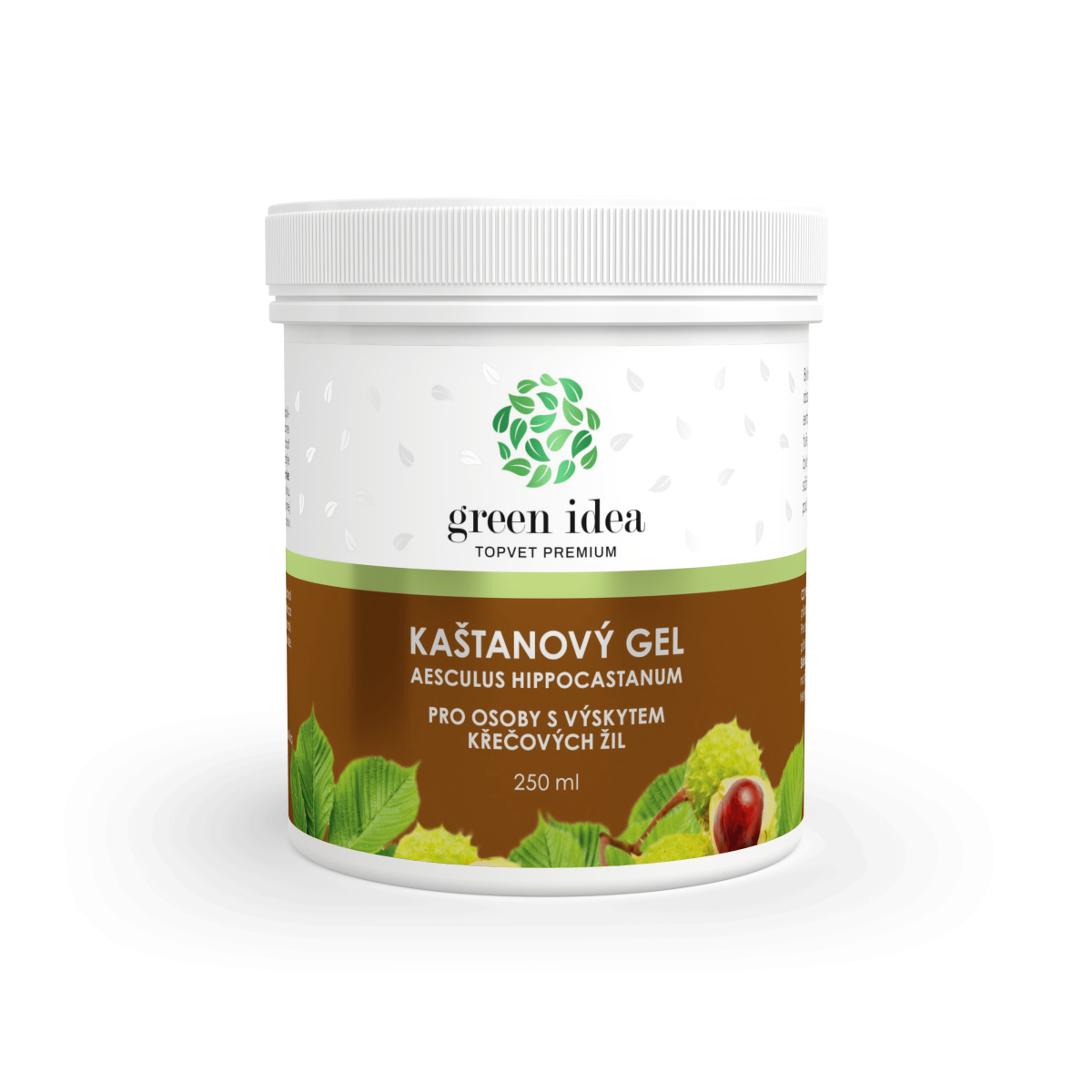 Green Idea kaštanový gel na křečové žíly 250 ml-Green Idea