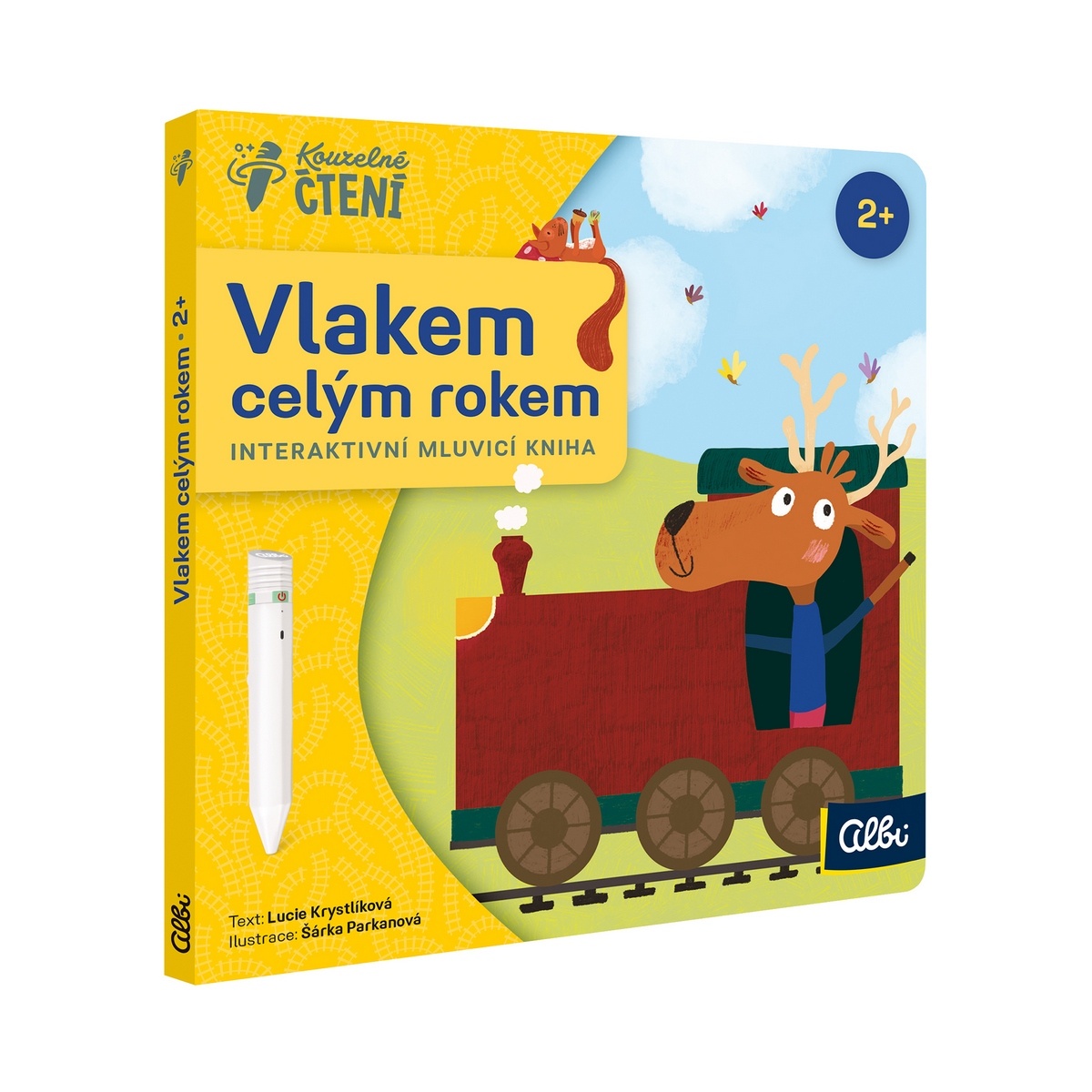 Kouzelné čtení Minikniha – Vlakem celým rokem-Albi