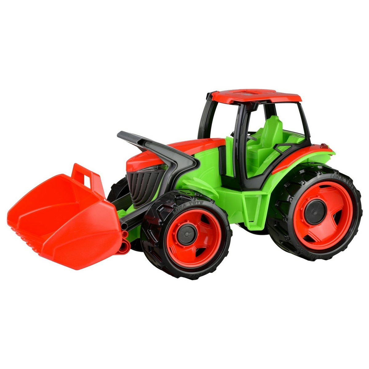 Lena Traktor se lžící plast modro-šedý 65cm v krabici od 3 let 02055-Lena