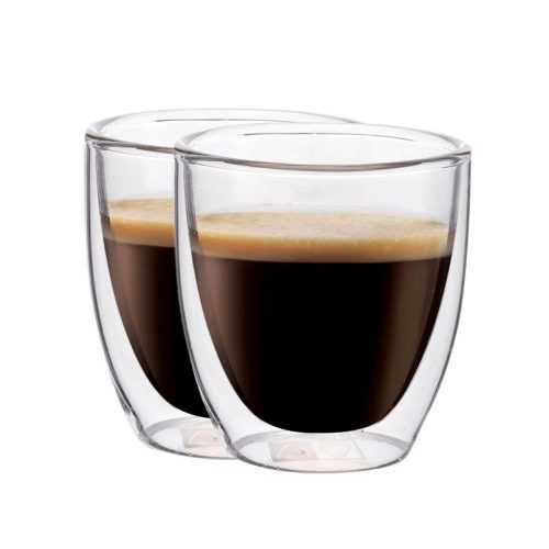 MAXXO SKLENICE ESPRESSO 80 ML Dvojité TERMO borosilikátové sklo-Maxxo