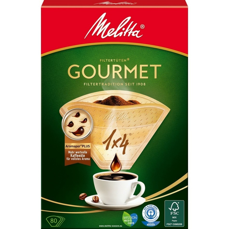 Melitta Gourmet 1x4 80 ks kávové filtry-Melitta