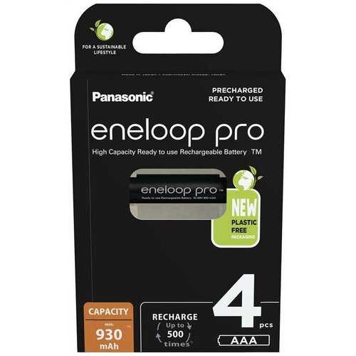 Panasonic Sada nabíjecích baterií BK-4HCDE/4BE 930mAh Ni-MN Eneloop PRO AAA-Panasonic